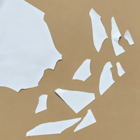 Autocollant en papier et film fragile blanc cassable pour la sécurité et la protection des produits