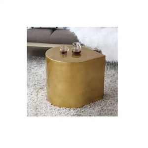 Modern <b>Black</b> Wood <b>Coffee</b> <b>Table</b> <b>Round</b> Decorative Living Room Furniture - Product Image 5