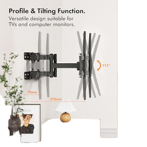 حركة شاملة كاملة للخدمة الشاقة 32-55 بوصة مثبتة على الحائط حديثة مع قوس - Product Image 3