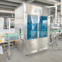 Ligne de production de remplissage de sirop d'écrou de divers formats pour boissons textiles chimiques moteur essentiel engrenage PLC verre de roulement