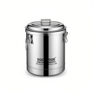 Olla térmica SOCOTIDE de 12L de acero inoxidable para bebidas frías y calientes, sopa, té, café, jugo, agua - Product Image 1