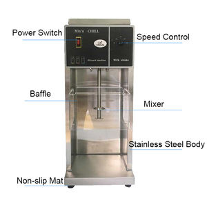 Equipo de aperitivos Acero inoxidable <span class=keywords><strong>Mcflurry</strong></span> Shake Mezclador de hielo suave Blizzard Blender Machine - Product Image 4