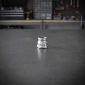 Réducteur de tuyau en fonte malléable zingué, filetage femelle NPT, haute pression, surface lisse, raccord de plomberie moulé - Product Image 2