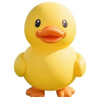 Modèle gonflable géant de canard jaune personnalisé avec design sur mesure pour la publicité dans les centres commerciaux, structure gonflable
