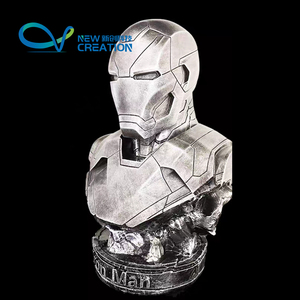 Sculpture personnalisée en résine de buste d'armure MK46, service d'impression 3D, modèle d'assemblage de <span class=keywords><strong>peinture</strong></span> en cuivre/argent 1/2 - Product Image 4