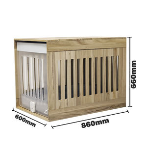 עיצוב החדש החדש בית עץ מלא צבע כלבים מקורה לכלובים בבית - Product Image 4