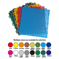 Umweltfreundliches PP-Material FD120 Flache Kleine Doppelschicht-Bodenmatte, Geräuschdämpfende Matte für Park und Platz