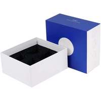 Boîte cadeau de luxe vide, petite et carrée, avec impression en relief, pour emballage de flacon de parfum, en vente