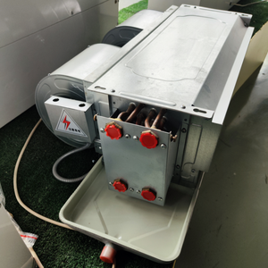 Hvac hệ thống AC động cơ 4 ống 3 + 1 hàng trao đổi nhiệt hydronic fcu Trần tiếp xúc với ướp lạnh cuộn dây nước Duct đơn vị cuộn dây Quạt - Product Image 1