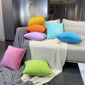 Coussin carré en velours détachable maison canapé décoration oreiller articles de maison jeter oreiller - Product Image 5