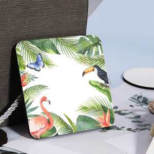 Sottobicchieri MDF personalizzati a buon mercato per sublimazione da 95mm tappetini per bevande in legno - Product Image 5