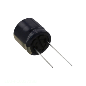 ตัวเก็บประจุแบบ Through Hole ยี่ห้อ Manufacturer Channel รุ่น CAP ALUM 2700UF 20% 6.3V RADIAL EEU-FC0J272SB ความจุ 2700 ไมโครฟารัด - Product Image 1