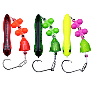 Nouvelle Montée de pêche <span class=keywords><strong>au</strong></span> poisson-chat avec hameçons circulaires 6/0 7/0 8/0 et double billes sonores, matériel de pêche <span class=keywords><strong>au</strong></span> poisson-chat, <span class=keywords><strong>leurre</strong></span> de pêche - Product Image 1
