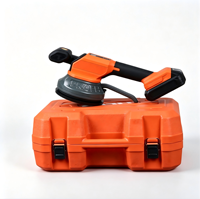 Wiederaufladbare Fliesenverlegemaschine 16V Lithium  Ion Tile Vibrator Set Handgerät  Handgehaltenes Fliesenverlegungs-Vibrationswerkzeug mit Doppelbatterie