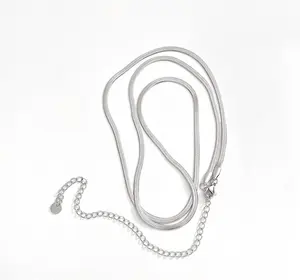 Simple And Versatile Stainless Steel Snake Chain Fashion Jewelry Body Chain Waist Chain Jewelry Accessories Women