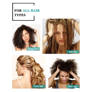 Peigne à dents larges flexible en plastique pour coiffure, 8 rangées, réglable, peigne <span class=keywords><strong>afro</strong></span>, brosse à cheveux ventilée pour cheveux crépus, ondulés et bouclés de type 3a à 4c - Product Image 6