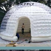Dôme transparent pour le glamping, maison dôme gonflable pour les projets hôteliers et de complexes de villégiature