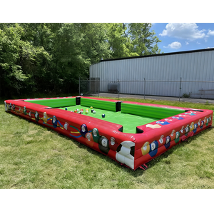 Mesa de Billar Inflable Interactiva Portátil, Juego de Billar con Bolas para Niños y Adultos - Product Image 1
