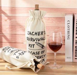 Custom Logo <b>Canvas</b> Drawstring Tote Bags for Wine Wedding Gifts Candle Craft <b>Packing</b>-Promotional Carrying Bags - Product Image 2