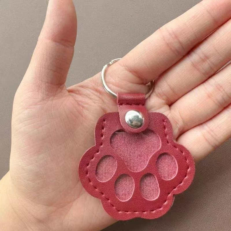 Pendentif de rangement pour poils d'animaux★ Film transparent [bordeaux] 1 pièce envoyée