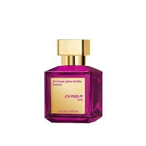 Flacon vaporisateur de <span class=keywords><strong>parfum</strong></span> <span class=keywords><strong>Baccarat</strong></span> rouge carré de 50 ml, flacon de recharge en verre vide portable, flacon d'emballage cosmétique de luxe très vendu - Product Image 5