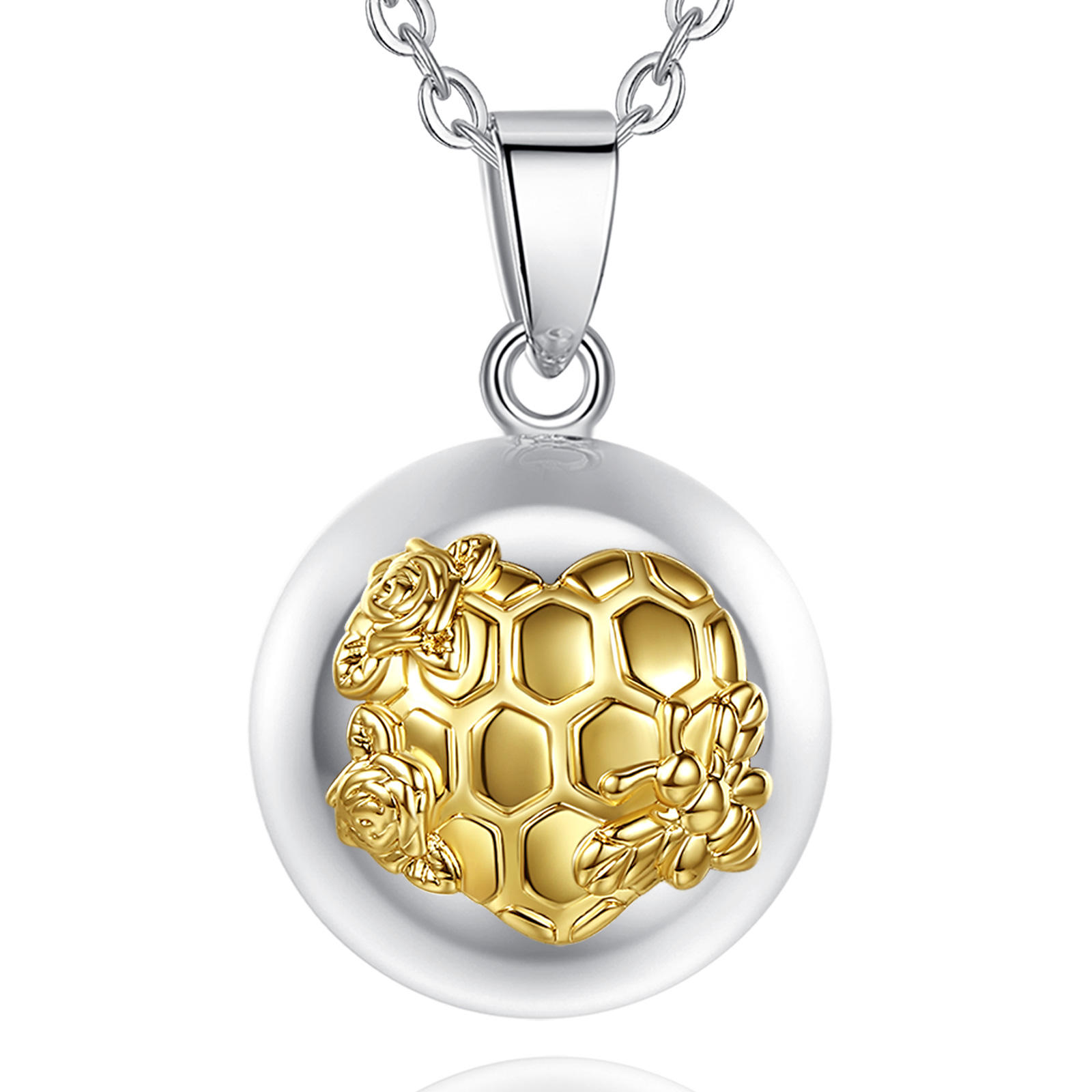 Sterling Silver Harmony Ball Necklace 925 Silver Harmony Ball