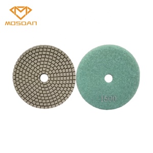 Discos de Pulido de Diamante de 125 mm, Color Beige, para Pulir Mármol, Hormigón y Piedra Caliza - Product Image 3