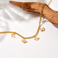 Corée nouvelle mode lettre étoile pendentif femme Simple Vintage Bracelet en acier inoxydable bijoux de luxe accessoires Bracelet