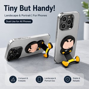 ที่จับโทรศัพท์แบบพับได้ PVC ลายการ์ตูน สำหรับโปรโมชั่น ทนทาน ใช้เป็นขาตั้งวางโทรศัพท์ได้ พร้อมกาวติดหลังโทรศัพท์ ใช้เป็นของขวัญได้ - Product Image 1