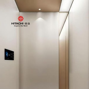 Ascenseur de centre commercial moderne Hitachi sans engrenages, 450 kg, 6 personnes, 5 étages, 3 arrêts - Product Image 1