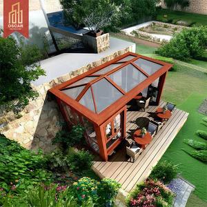 <span class=keywords><strong>Abri</strong></span> solaire extérieur moderne résidentiel avec structure en aluminium et plafond en verre trempé plat pour patio, <span class=keywords><strong>jardin</strong></span>, cour arrière, véranda - Product Image 1