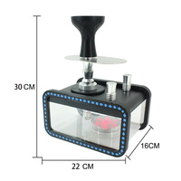 Vente en gros en usine LED Shisha Set pour narguilé en forme de carré acrylique Double Enjoyme