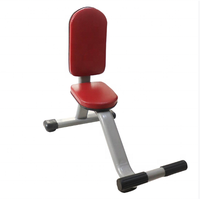 Banc utilitaire incliné en métal pour la musculation à domicile ou en salle de sport, idéal pour les triceps, les press d'épaules et les étirements des jambes