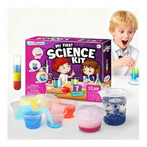 Boîte Scientifique Éducative Amusante pour Enfants : Expériences de Chimie STEM Pratiques et Sûres avec Matériaux Inoffensifs pour Apprendre les Réactions et Mélanger – Jouet de Découverte - Product Image 4
