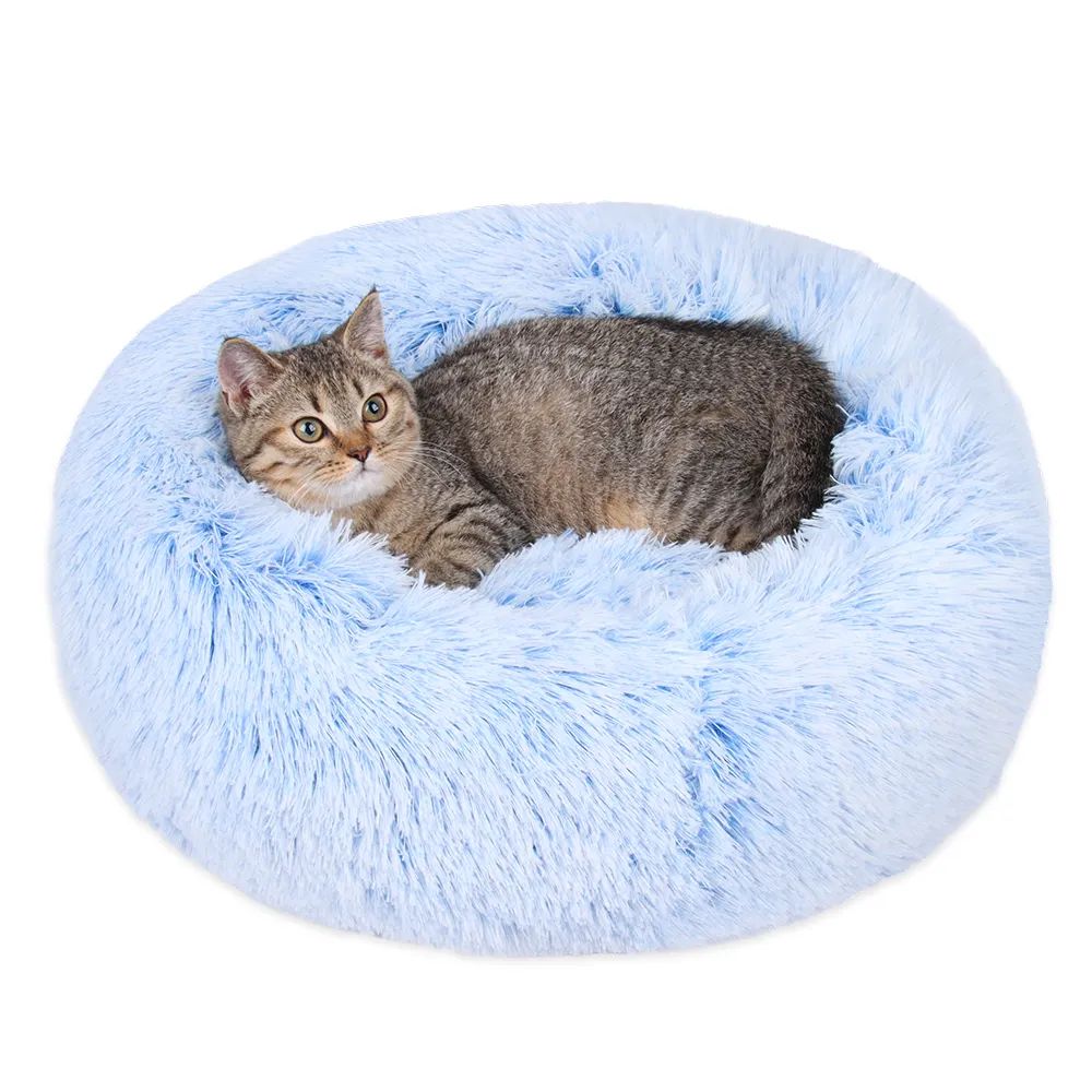 ペットベッド & アクセサリー卸売スーパーソフトペットベッド用猫暖かいペットベッド
