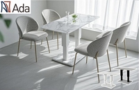 Table basse rectangulaire réglable en hauteur Ada Smart Office Living Room Furniture, en acier inoxydable avec vérin à gaz.