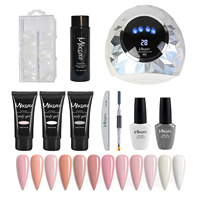 Manucure esmalte acrylique UV Gel vernis à ongles lampTop Coat base gel ongles art peinture extension Gel Salon fournitures kit d'outils