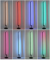 Tuya smart life Télécommande Tuya App Control Rgb Lampadaire Facile À Installer Lampadaire 3000-6000k U Forme Smart Home Lights