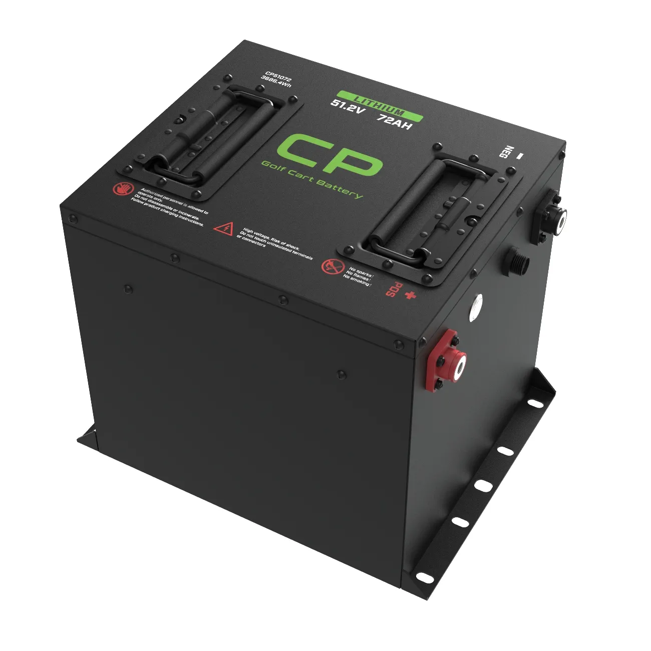 Centropropulsore a lunga distanza al litio LiFePO4 batterie 70.4V 105Ah 51.2V 72Ah Golf Cart batteria