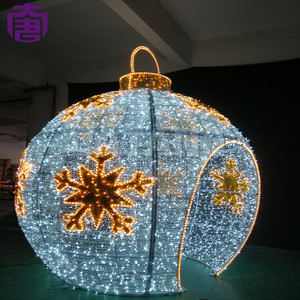 Luces LED 3D en Forma de Arco para Decoración Navideña, de Halloween y Año Nuevo para Exteriores, Impermeables IP65, Color Personalizable - Product Image 4