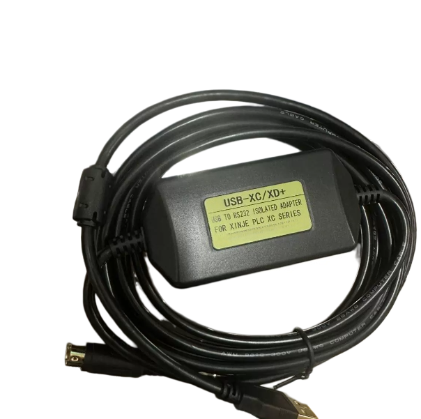 PLC Download Cable USB-XD XC1/XC2/XC3/XD Series PLC Programming Cable Black Yellow PC-XC
