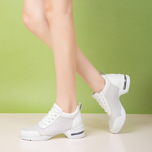 Cojín de aire de color blanco, gran oferta, zapatos de baile de <span class=keywords><strong>Jazz</strong></span> personalizados, zapatillas de baile transpirables - Product Image 4
