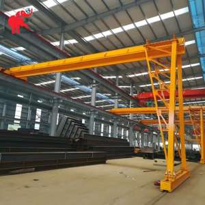 Alta eficiencia BMH 1 Ton 2 Ton 3 Ton 5 Ton 10 Ton 15 Ton Electric <span class=keywords><strong>Single</strong></span> <span class=keywords><strong>Beam</strong></span> Semi Grúa de pórtico para almacén - Product Image 3