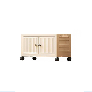 Boîte <span class=keywords><strong>de</strong></span> rangement pliable multifonctionnelle en plastique <span class=keywords><strong>de</strong></span> 58 cm <span class=keywords><strong>de</strong></span> large, meubles <span class=keywords><strong>de</strong></span> salon, bacs <span class=keywords><strong>de</strong></span> <span class=keywords><strong>tri</strong></span>, armoires à étages sur pied - Product Image 2