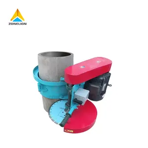 Máquina cortadora de pilas de tuberías de cemento Máquina cortadora de pilas de tierra de elevación manual Máquina cortadora de pilas de abrazadera