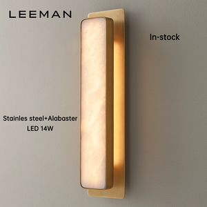 Applique murale en albâtre de luxe pour la décoration intérieure, luminaire mural <span class=keywords><strong>LED</strong></span> décoratif pour chambre à coucher, salon, hôtel, entrée, hall - Product Image 1