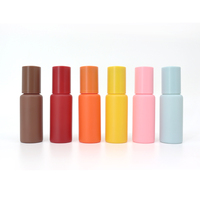 Paket kosmetik Daur Ulang parfum minyak esensial bentuk bulat 30ml, paket kosmetik kosong dengan tekanan berputar