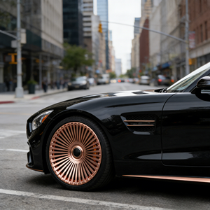 Jantes forgées multi-rayons CW-1001 en or rose, 15-26 pouces, pour voitures particulières <span class=keywords><strong>Audi</strong></span> <span class=keywords><strong>Q8</strong></span>, Tesla Model 3, Range Rover Sport, BMW Série 3 - Product Image 6