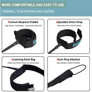 BSCI usine OEM vente en gros personnalisé CE laisse de surf laisse de planche de surf surf sup <span class=keywords><strong>plug</strong></span> laisse pour <span class=keywords><strong>bodyboard</strong></span> - Product Image 5