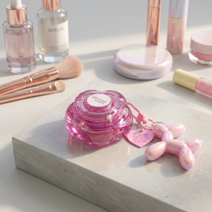 Pot <span class=keywords><strong>de</strong></span> <span class=keywords><strong>gloss</strong></span> à lèvres mini portable 10g, design floral 3D rose, style TikTok, esthétique pétale, pour voyage - Product Image 6